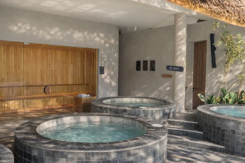 Arctic Bear ice bath installed in a spa in Bali